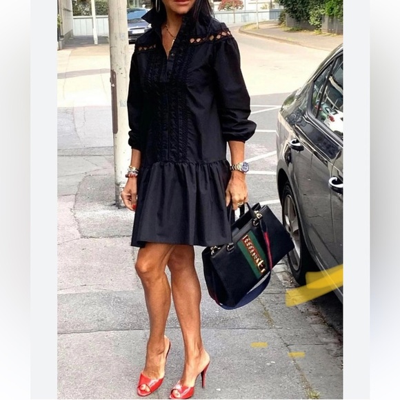 Zara Dresses & Skirts - ZARA contrasting poplin dress